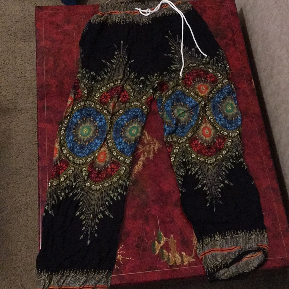 Peacock pants